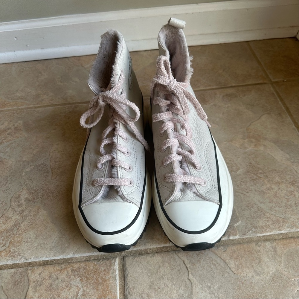 Converse Run Star Hike Cozy Club Light In Orewood Grey Pink - Picture 7 of 12